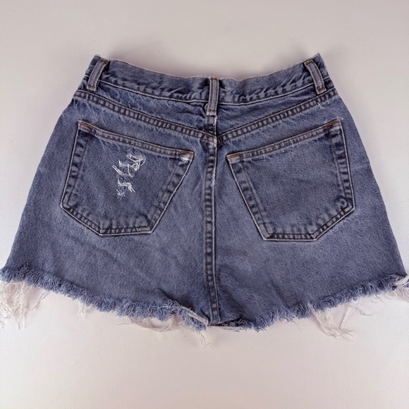 Vintage GAP Distressed Blue Denim Shorts - Picture 4 of 5